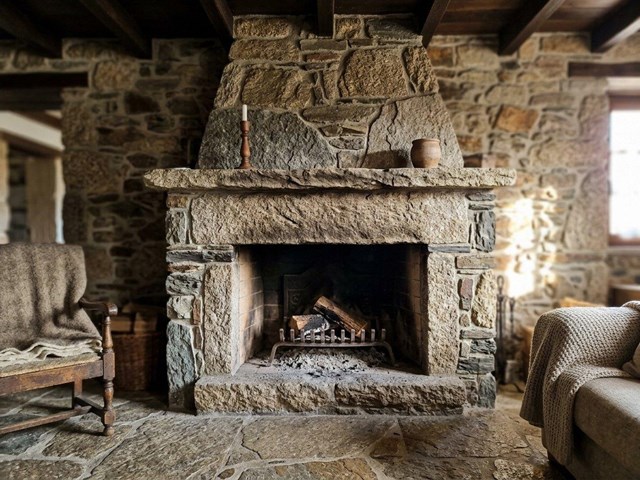 Chimeneas en piedra y lareiras a medida en Verín y Baixa Limia